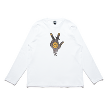 Load image into Gallery viewer, "Eddy Boy" Cut and Sew Wide-body Long Sleeved Tee White/Black/Beige