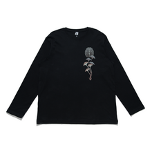 Load image into Gallery viewer, "Feelingless" Cut and Sew Wide-body Long Sleeved Tee White/Black