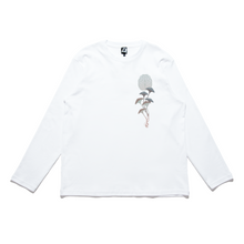 Load image into Gallery viewer, "Feelingless" Cut and Sew Wide-body Long Sleeved Tee White/Black
