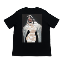 Load image into Gallery viewer, "Face of God" Cut and Sew Wide-body Tee White/Black