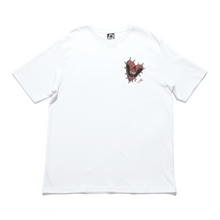 Load image into Gallery viewer, "Face of God" Cut and Sew Wide-body Tee White/Black