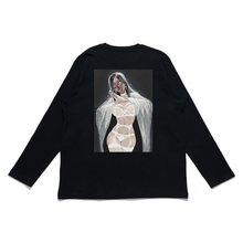 Load image into Gallery viewer, "Face of God" Cut and Sew Wide-body Long Sleeved Tee White/Black
