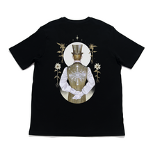 Load image into Gallery viewer, "Sunflower Magician" Cut and Sew Wide-body Tee White/Black