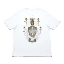 Load image into Gallery viewer, "Sunflower Magician" Cut and Sew Wide-body Tee White/Black