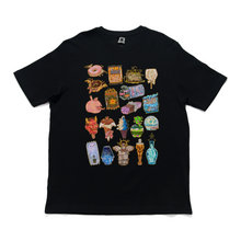 Load image into Gallery viewer, "Supernatural Konbini" Cut and Sew Wide-body Tee White/Black