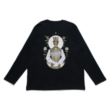 Load image into Gallery viewer, "Sunflower Magician" Cut and Sew Wide-body Long Sleeved Tee White/Black