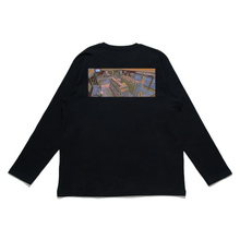 Load image into Gallery viewer, "Supernatural Konbini" Cut and Sew Wide-body Long Sleeved Tee White/Black