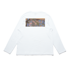 Load image into Gallery viewer, "Supernatural Konbini" Cut and Sew Wide-body Long Sleeved Tee White/Black