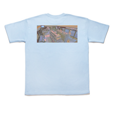 Load image into Gallery viewer, "Supernatural Konbini" Taper-Fit Heavy Cotton Tee Sky Blue