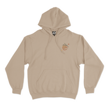 Load image into Gallery viewer, "Floral Peach" Fleece Hoodie Beige/Light Pink