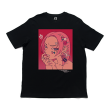 Load image into Gallery viewer, "Sweetie" Cut and Sew Wide-body Tee White/Black