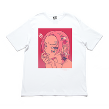 Load image into Gallery viewer, "Sweetie" Cut and Sew Wide-body Tee White/Black