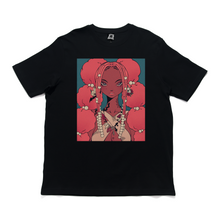 Load image into Gallery viewer, "Candyfloss" Cut and Sew Wide-body Tee White/Black