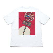 Load image into Gallery viewer, "Sign" Cut and Sew Wide-body Tee White/Beige