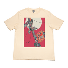 Load image into Gallery viewer, "Sign" Cut and Sew Wide-body Tee White/Beige