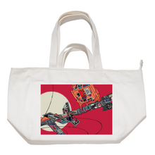 Load image into Gallery viewer, "Sign" Tote Carrier Bag Cream/Green