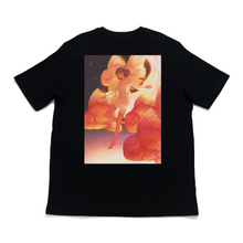 Load image into Gallery viewer, "Free Fall" Cut and Sew Wide-body Tee White/Black