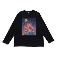 Load image into Gallery viewer, "Voyager" Cut and Sew Wide-body Long Sleeved Tee White/Black