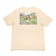 Load image into Gallery viewer, "Capybara" Cut and Sew Wide-body Tee Beige