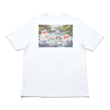 Load image into Gallery viewer, "Monkey" Cut and Sew Wide-body Tee White/Beige