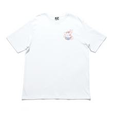 Load image into Gallery viewer, "Monkey" Cut and Sew Wide-body Tee White/Beige