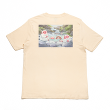 Load image into Gallery viewer, "Monkey" Cut and Sew Wide-body Tee White/Beige