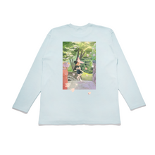 Load image into Gallery viewer, "Sakura" Taper-Fit Heavy Cotton Long Sleeve Tee Mint