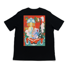 Load image into Gallery viewer, "Lamp and Kettle" Cut and Sew Wide-body Tee Black