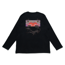 Load image into Gallery viewer, "Magical-V" Cut and Sew Wide-body Long Sleeved Tee White/Black