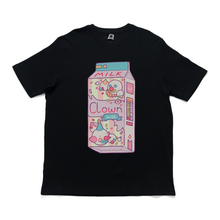Load image into Gallery viewer, "Clown Milk" Cut and Sew Wide-body Tee White/Black