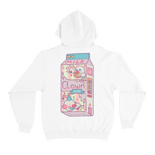 Load image into Gallery viewer, "Clown Milk" Basic Hoodie White/Pink