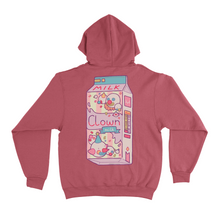 Load image into Gallery viewer, "Clown Milk" Basic Hoodie White/Pink