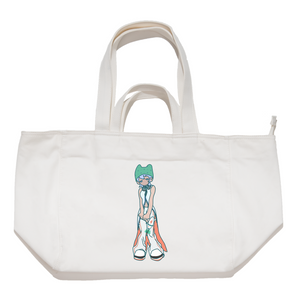 "Congming1" Tote Carrier Bag Cream/Green