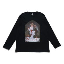 Load image into Gallery viewer, "Scandinavian December" Cut and Sew Wide-body Long Sleeved Tee White/Black