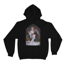 Load image into Gallery viewer, " Scandinavian December" Basic Hoodie White/Black
