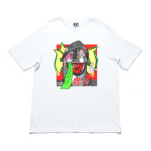 Load image into Gallery viewer, "Street Knight" Cut and Sew Wide-body Tee White/Black