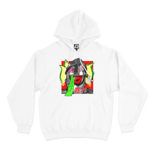 Load image into Gallery viewer, "Street Knight" Basic Hoodie Black/White