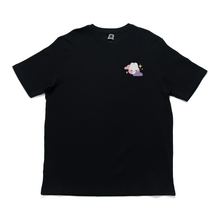 Load image into Gallery viewer, "Bunny Dream" Cut and Sew Wide-body Tee White/Black