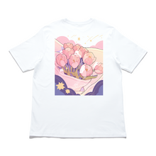 Load image into Gallery viewer, "Bunny Dream" Cut and Sew Wide-body Tee White/Black