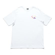 Load image into Gallery viewer, "Bunny Dream" Cut and Sew Wide-body Tee White/Black