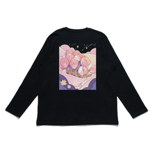 Load image into Gallery viewer, "Bunny Dream" Cut and Sew Wide-body Long Sleeved Tee White/Black