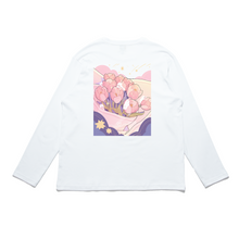 Load image into Gallery viewer, "Bunny Dream" Cut and Sew Wide-body Long Sleeved Tee White/Black