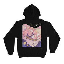 Load image into Gallery viewer, "Bunny Dream" Basic Hoodie Black