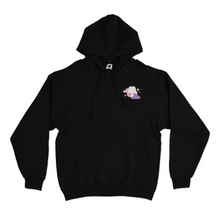 Load image into Gallery viewer, "Bunny Dream" Basic Hoodie Black