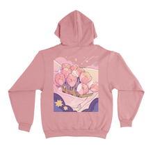 Load image into Gallery viewer, "Bunny Dream" Fleece Hoodie Light Pink