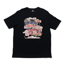 Load image into Gallery viewer, "Love at First Sight" Cut and Sew Wide-body Tee White/Black