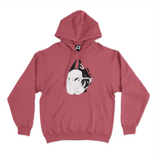 Load image into Gallery viewer, "Masked ghost" Basic Hoodie Pink/Beige
