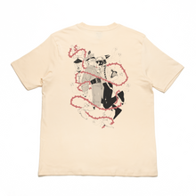 Load image into Gallery viewer, "Ghost catcher" Cut and Sew Wide-body Tee White/Beige