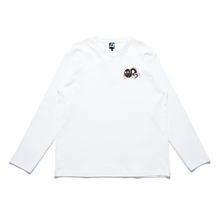 Load image into Gallery viewer, "Ghost catcher" Cut and Sew Wide-body Long Sleeved Tee White/Beige