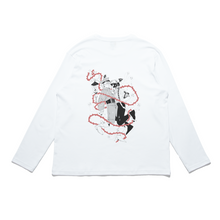 Load image into Gallery viewer, "Ghost catcher" Cut and Sew Wide-body Long Sleeved Tee White/Beige